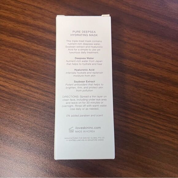 Skin Inc Pure Deep Sea Hydrating Face Mask 1 oz - Picture 3 of 3